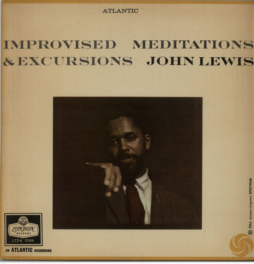 John Lewis Improvised Meditations & Excursions UK vinyl LP album (LP record) LTZ-K15186