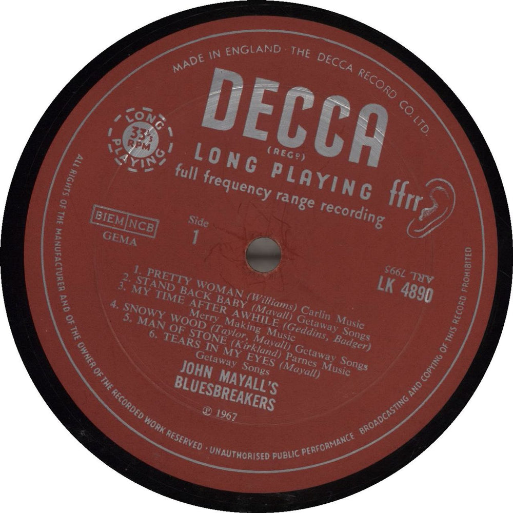 John Mayall Crusade - 1st UK vinyl LP album (LP record) JOMLPCR692117