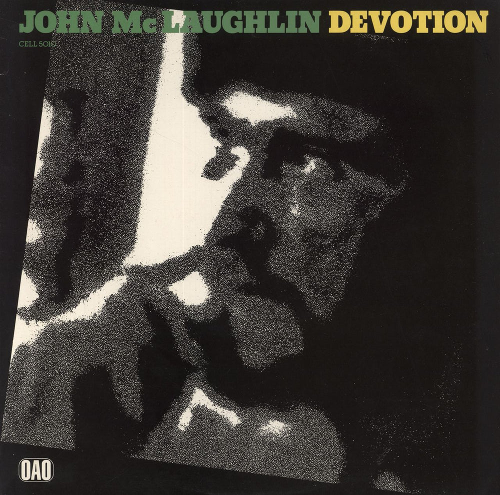 John McLaughlin Devotion US vinyl LP album (LP record) CELL5010