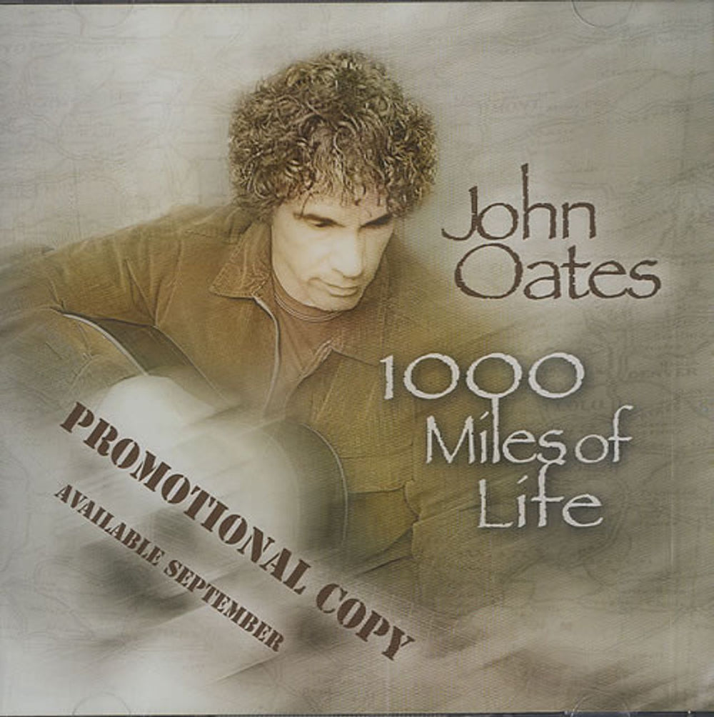 John Oates 1000 Miles Of Life US Promo CD album (CDLP) PROMO COPY