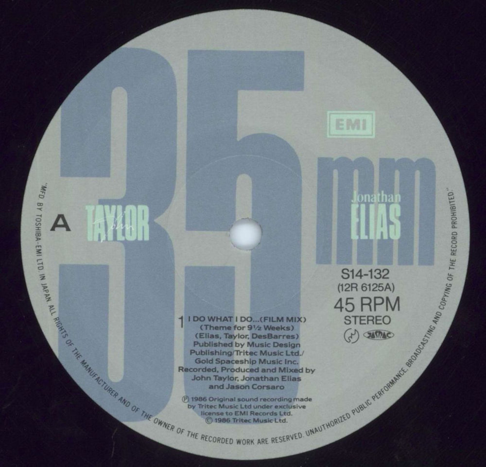 John Taylor I Do What I Do Japanese 12" vinyl single (12 inch record / Maxi-single) DDJ12ID107451