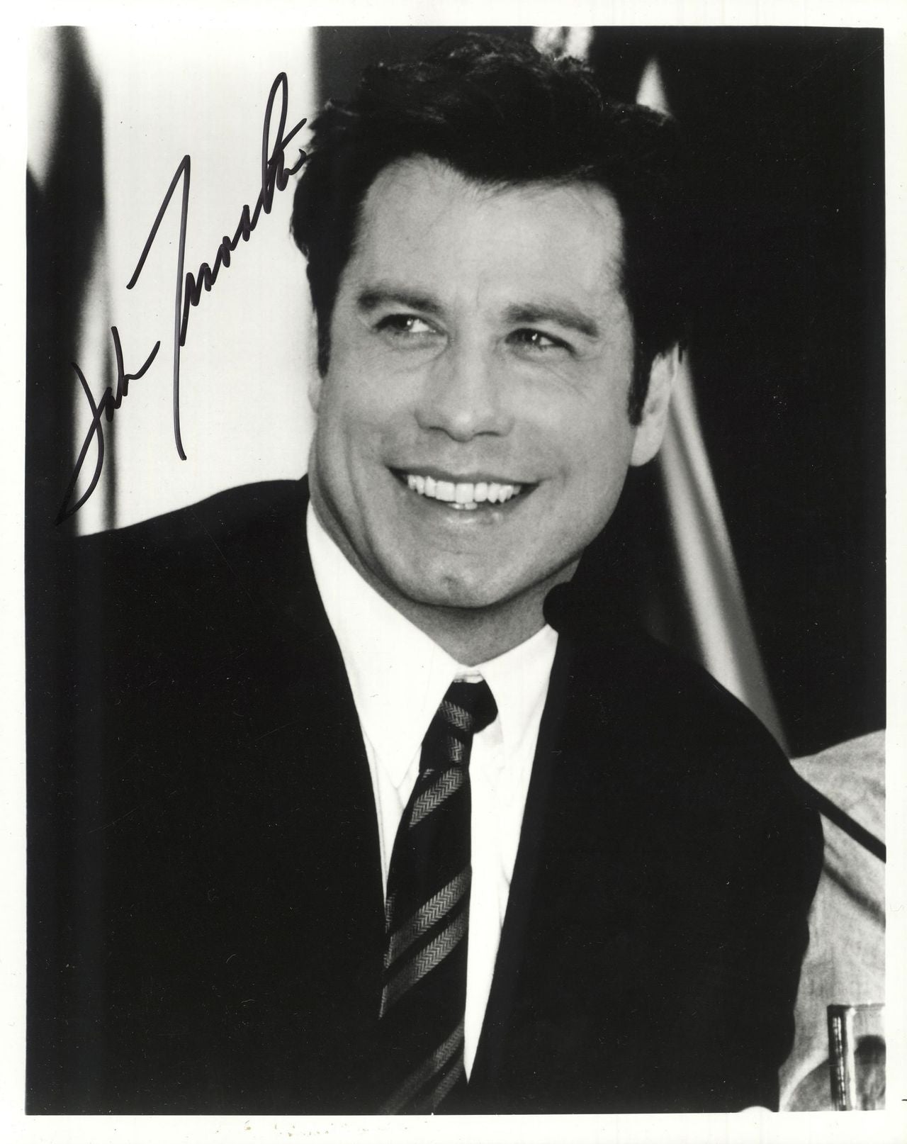 John travolta signed autographed original outlet photo