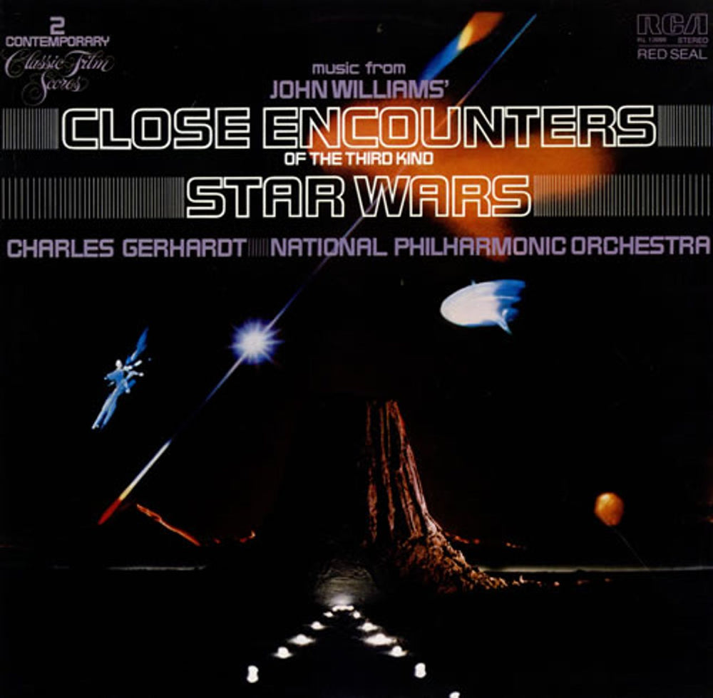 John Williams (Composer) Close Encounters Of The Third Kind & Star Wars UK vinyl LP album (LP record) RL12698