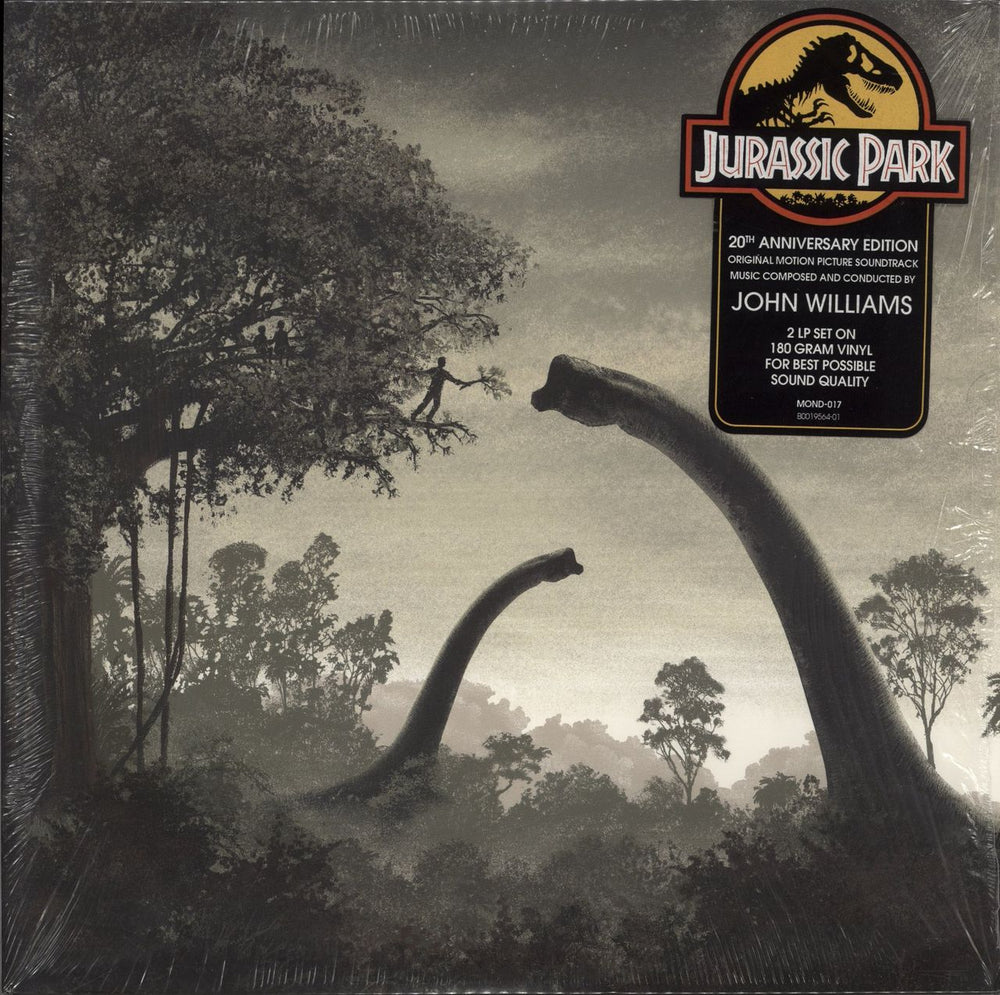 John Williams (Composer) Jurassic Park - 180gm Dilophosaurus Vinyl US 2-LP vinyl record set (Double LP Album) MOND-017