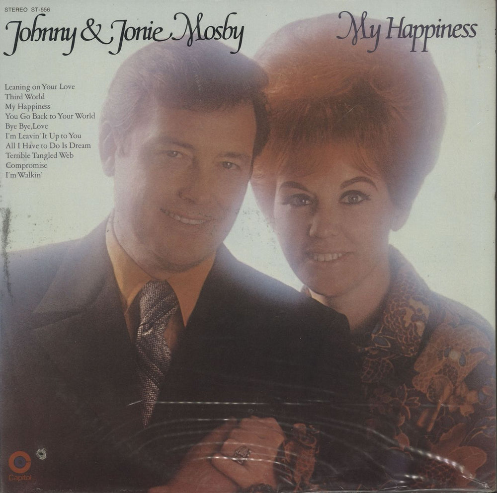 Johnny & Jonie Mosby My Happiness US vinyl LP album (LP record) ST-556