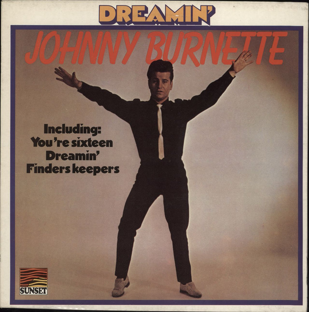 Johnny Burnette Dreamin' Dutch vinyl LP album (LP record) DA5034
