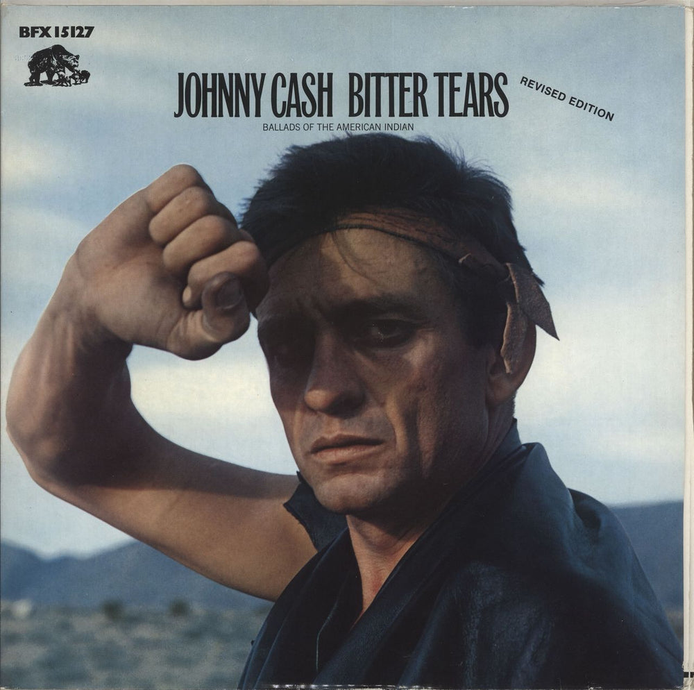 Johnny Cash Bitter Tears German vinyl LP album (LP record) BFX15127