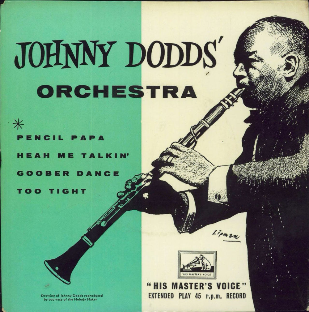 Johnny Dodds Johnny Dodds' Orchestra UK 7" vinyl single (7 inch record / 45) 7EG8233
