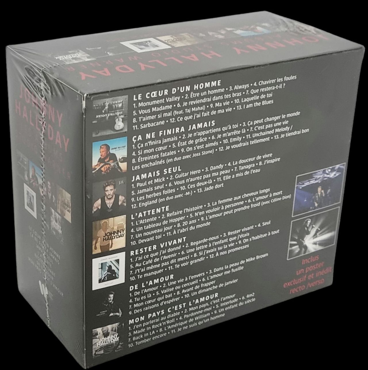 Johnny Hallyday Les Albums Studio Warner French CD Album Box Set JHDDXLE786822
