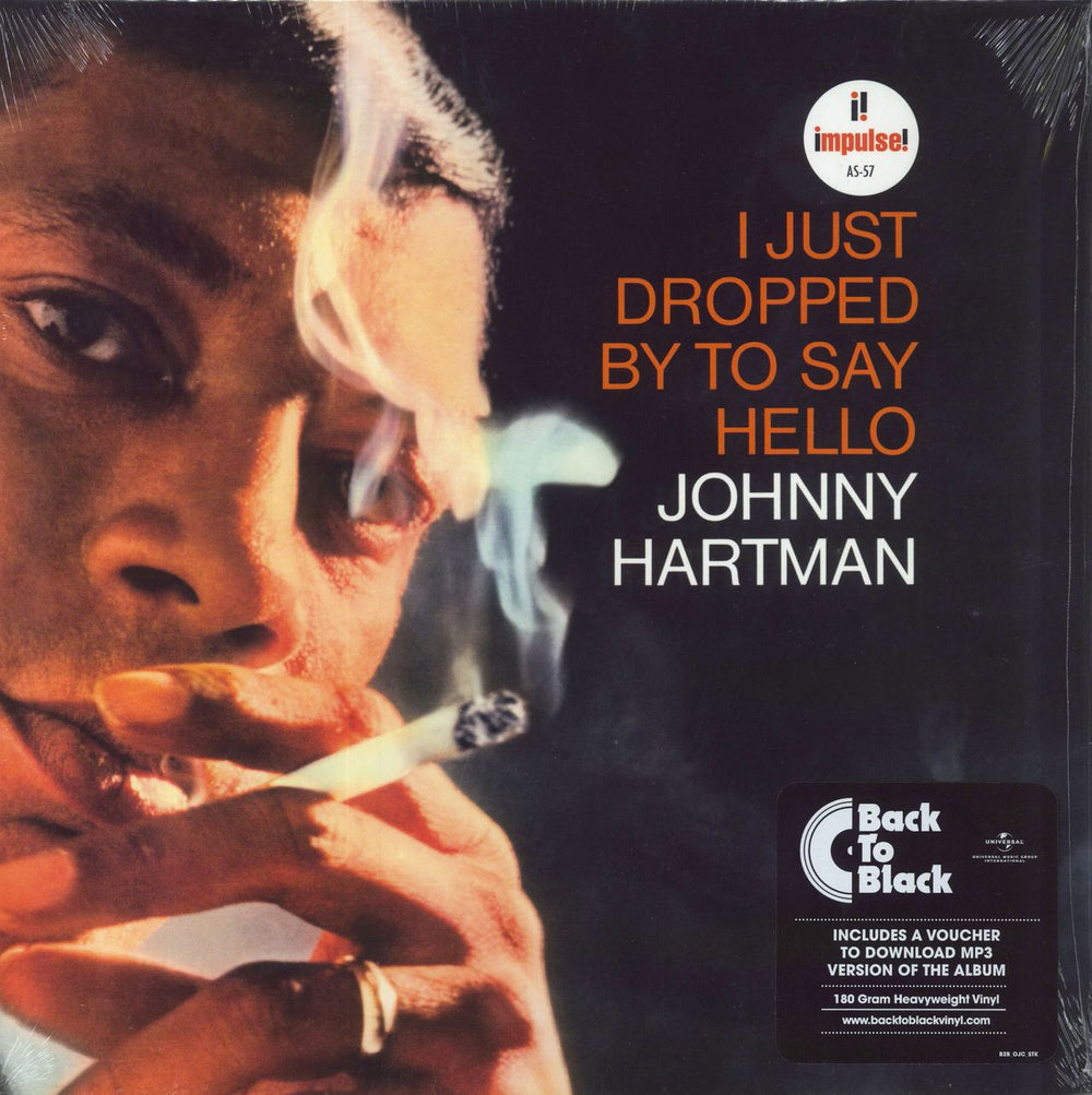 Johnny Hartman I Just Dropped By To Say Hello - 180gm UK vinyl LP album (LP record) 0600753630389