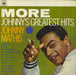 Johnny Mathis More Johnny's Greatest Hits UK vinyl LP album (LP record) 62774