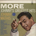 Johnny Mathis More Johnny's Greatest Hits UK vinyl LP album (LP record) 62774