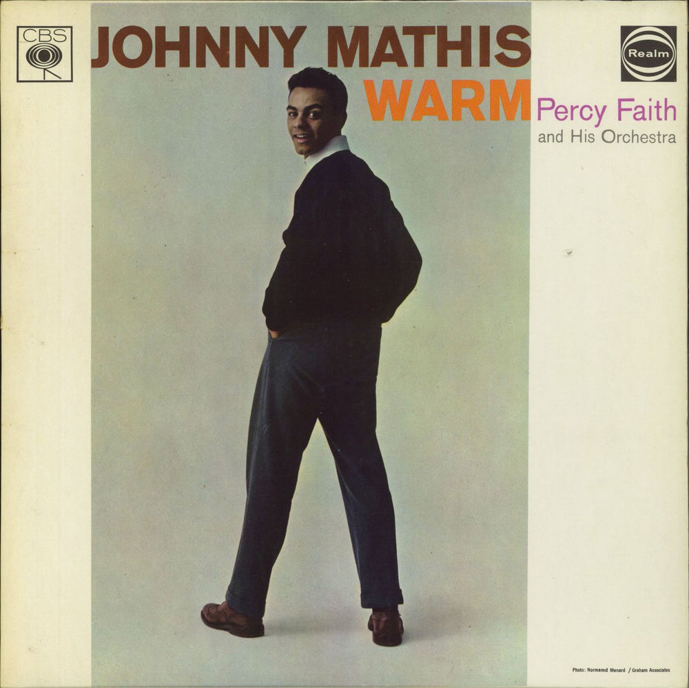 Johnny Mathis Warm UK vinyl LP album (LP record) RM52064