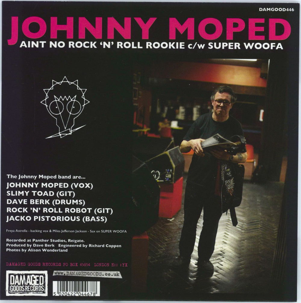 Johnny Moped Ain't No Rock 'N' Roll Rookie UK 7" vinyl single (7 inch record / 45) 5020422044678