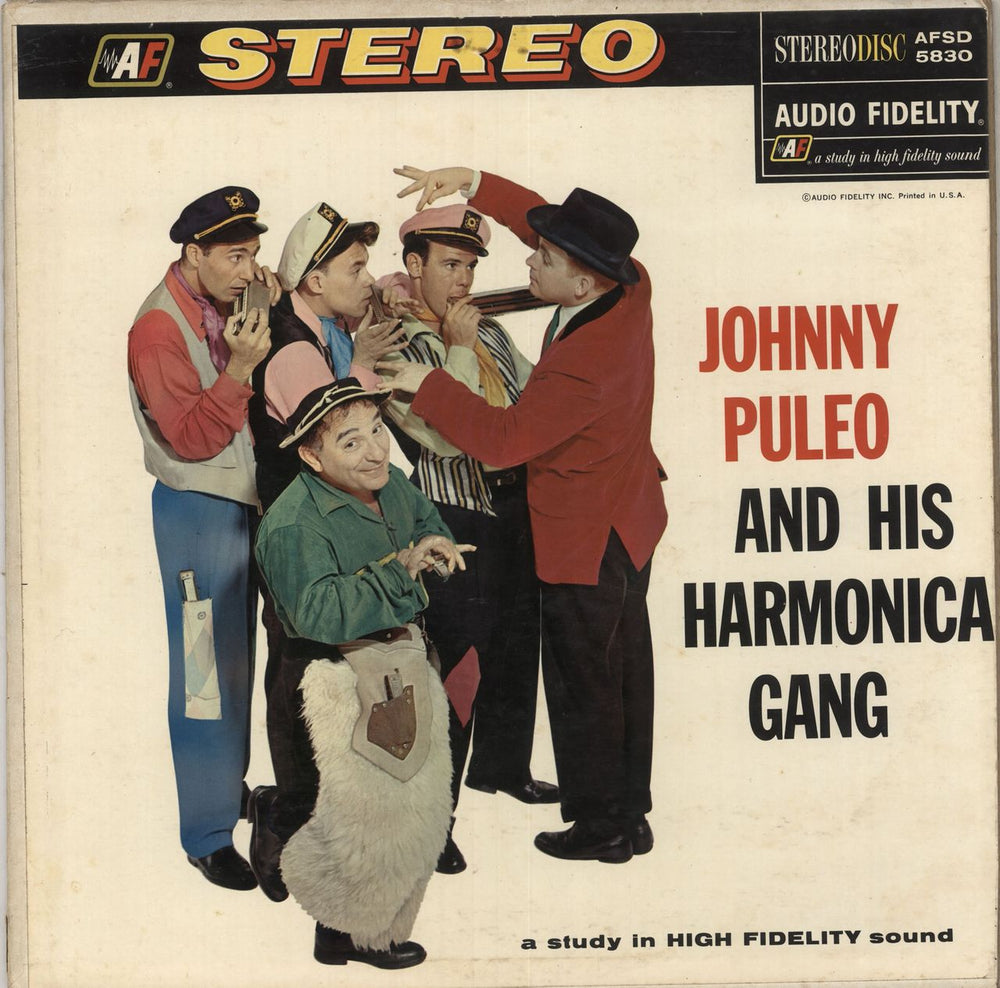 Johnny Puleo And His Harmonica Gang Johnny Puleo And His Harmonica Gang US vinyl LP album (LP record) AFSD5830