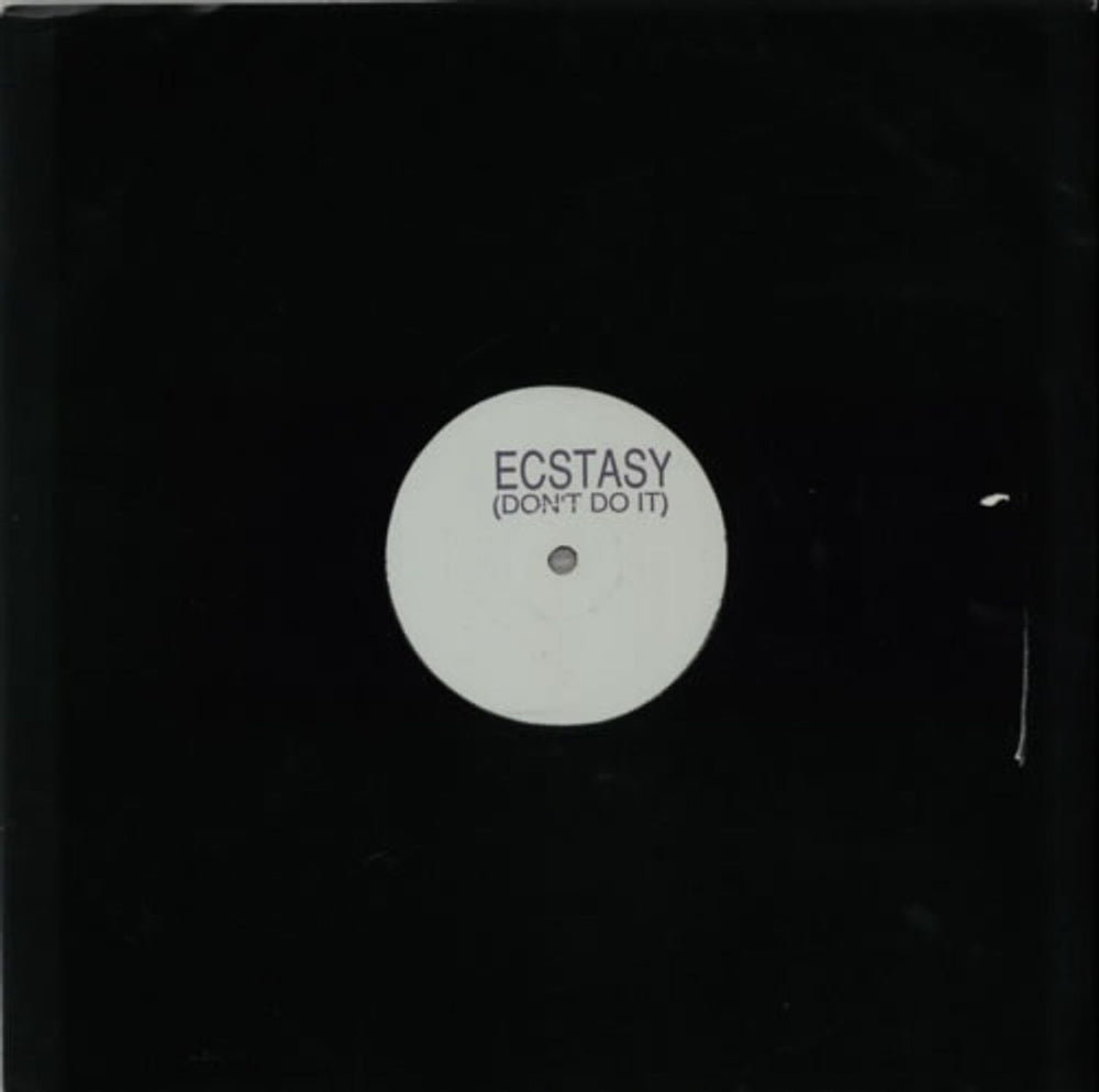 Jolly Roger Ecstasy (Don't Do It) UK Promo 12" vinyl single (12 inch record / Maxi-single) 12XTC1