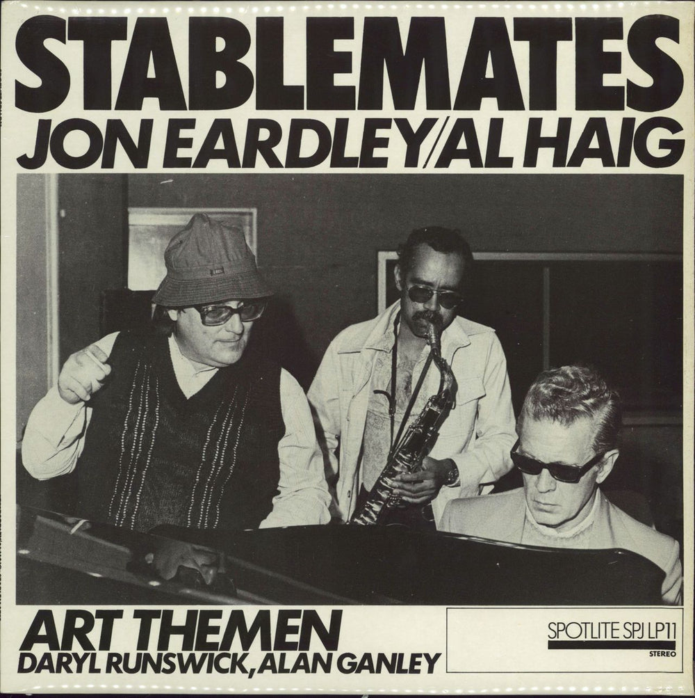 Jon Eardley Stablemates UK vinyl LP album (LP record) SPJLP11