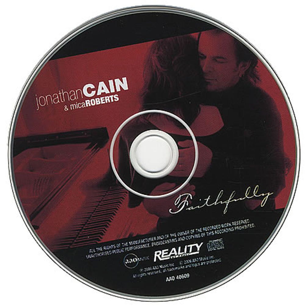 Jonathan Cain Faithfully US Promo CD single (CD5 / 5") JO4C5FA387479