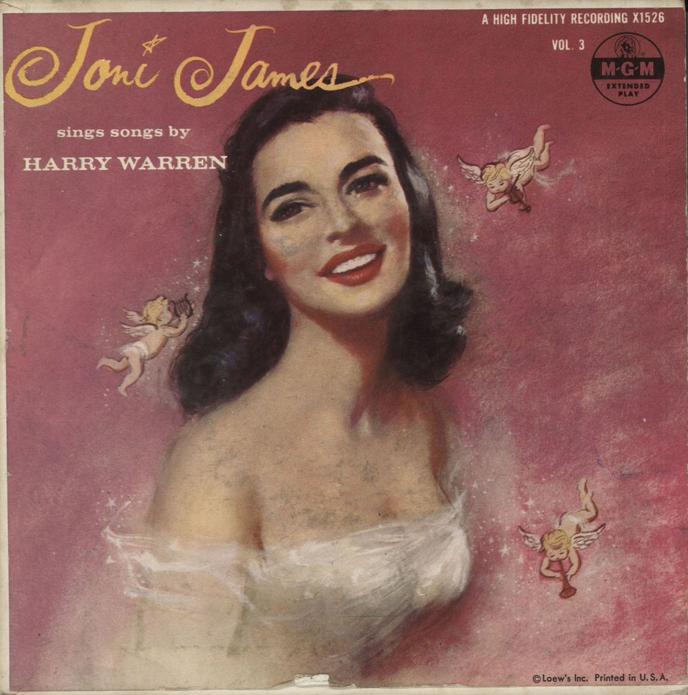 Joni James Sings Songs By Harry Warren Vol. 3 US 7" vinyl single (7 inch record / 45) X1526