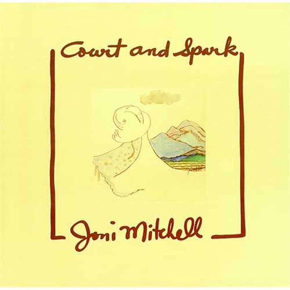 Joni Mitchell Court And Spark German vinyl LP album (LP record) AS53002