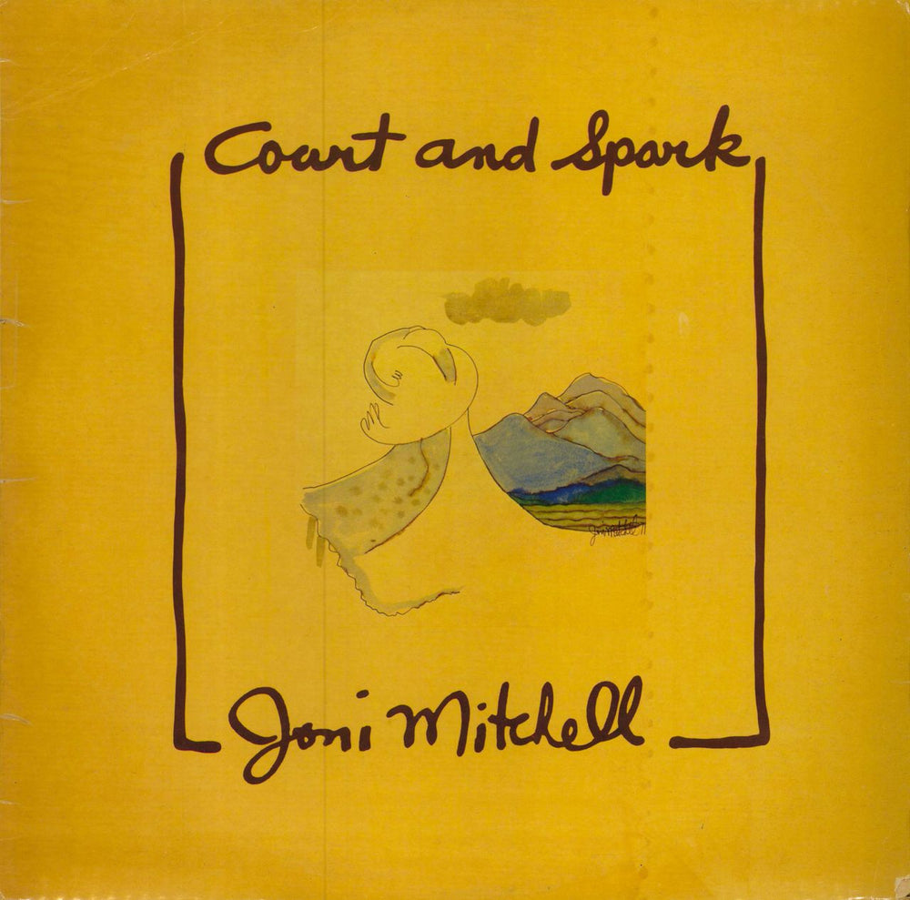 Joni Mitchell Court And Spark South African vinyl LP album (LP record) AUC4500