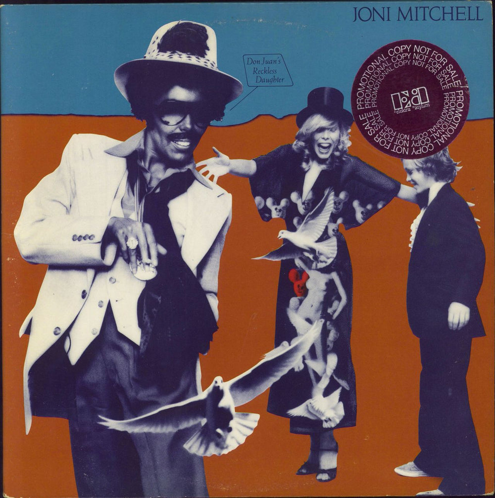 Joni Mitchell Don Juan's Reckless Daughter - White label + Promo Stickered US Promo 2-LP vinyl record set (Double LP Album) BB-701