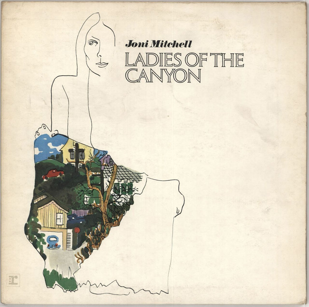 Joni Mitchell Ladies Of The Canyon - 1st - EX UK vinyl LP album (LP record) RSLP6376