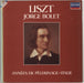 Jorge Bolet Liszt: Années De Pèlerinage ~ Italie UK vinyl LP album (LP record) 410161-1