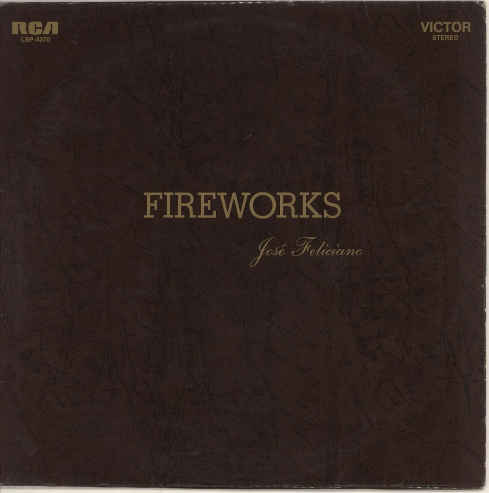 José Feliciano Fireworks German vinyl LP album (LP record) LSP-4370