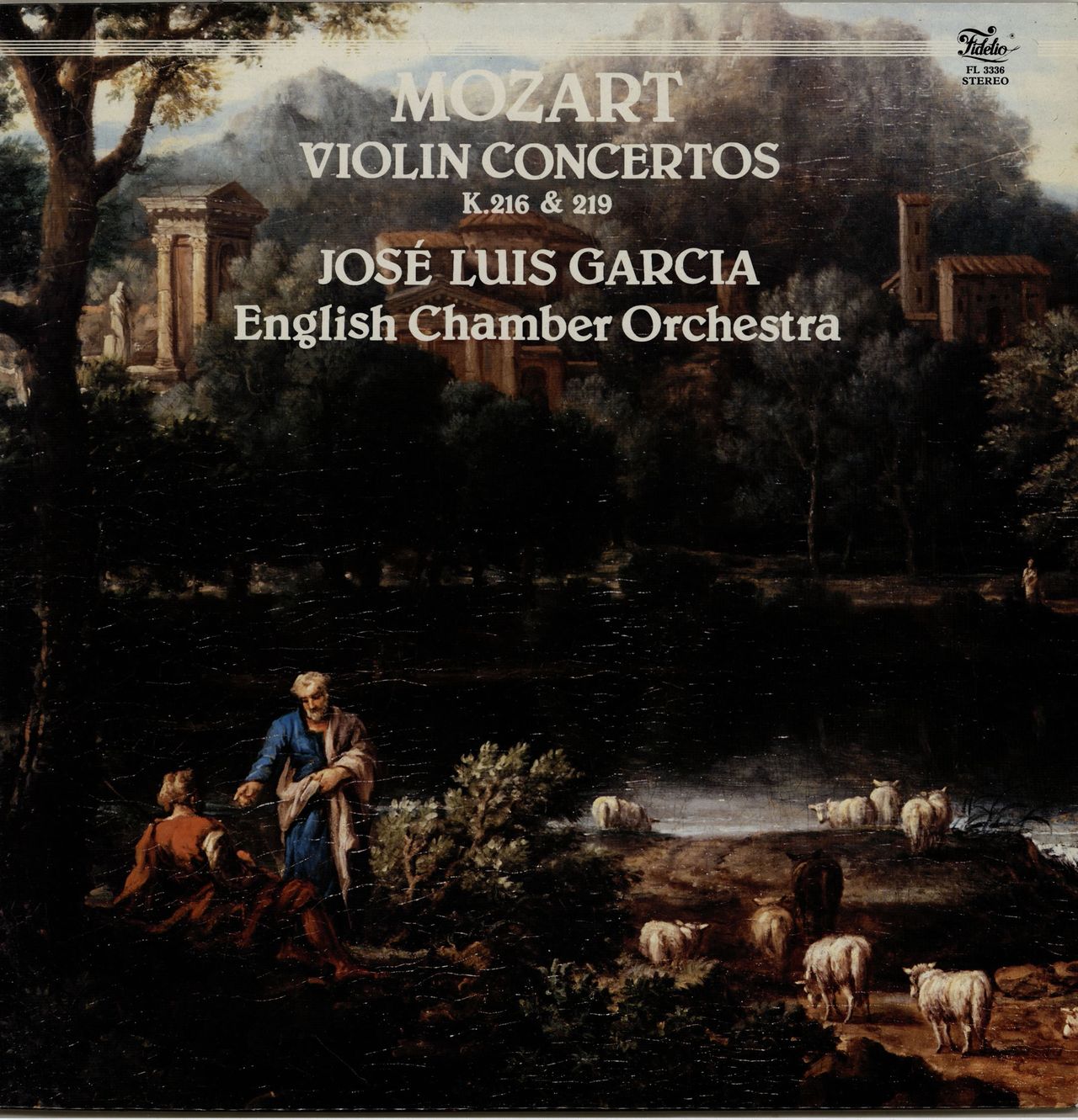 José Luis Garcia Mozart Violin Concertos K.216 & 219 Hungarian vinyl LP album (LP record) FL3336