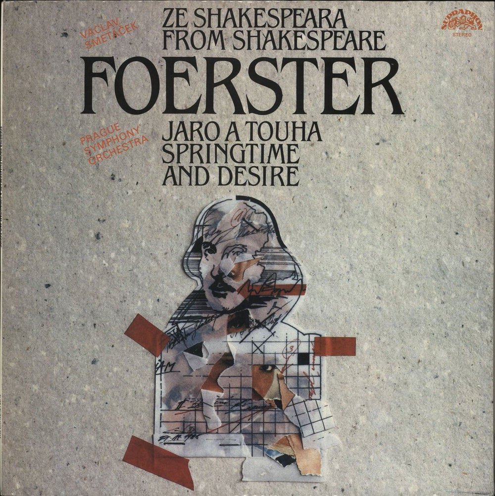 Josef Bohuslav Foerster Ze Shakespeara, Op.76 / Jaro A Touha, Op.93 Czech vinyl LP album (LP record) 11103916G