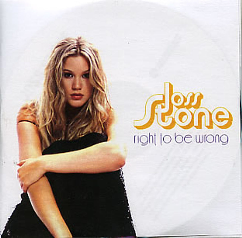 Joss Stone Right To Be Wrong UK Promo CD-R acetate CD ACETATE