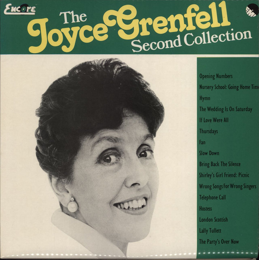 Joyce Grenfell The Joyce Grenfell Second Collection UK vinyl LP album (LP record) ONCR524