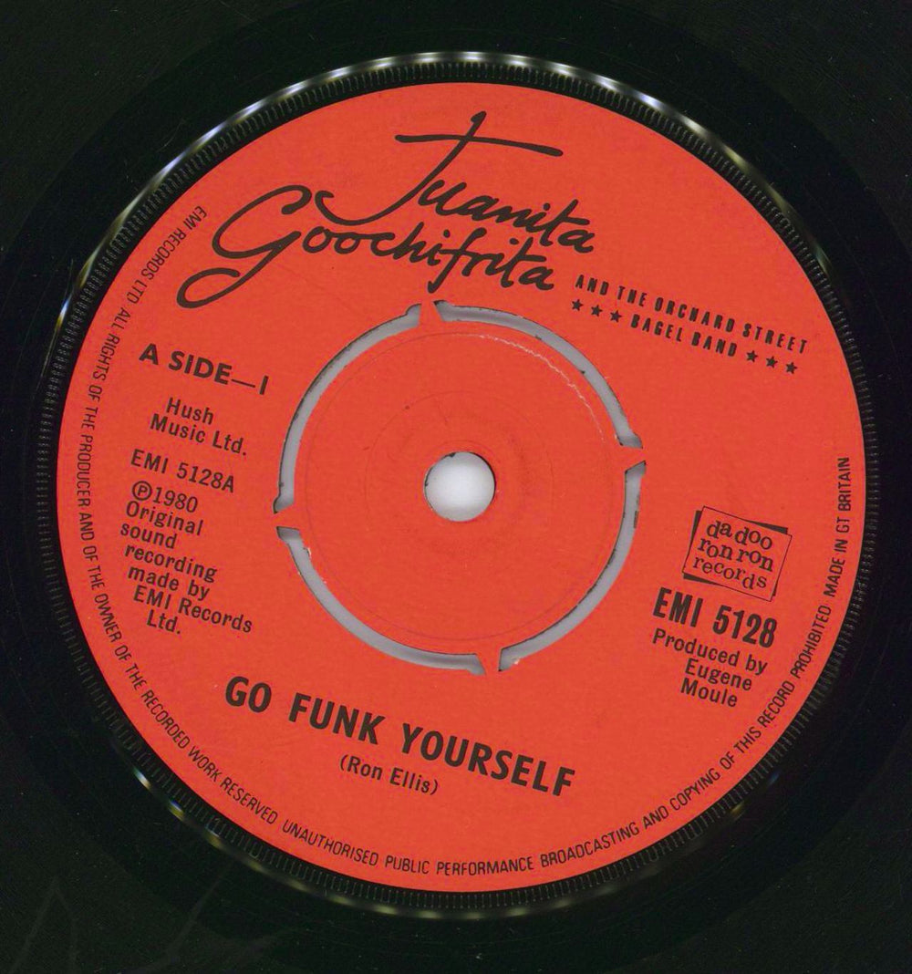 Juanita Goochifrita Go Funk Yourself UK 7" vinyl single (7 inch record / 45) EMI5128