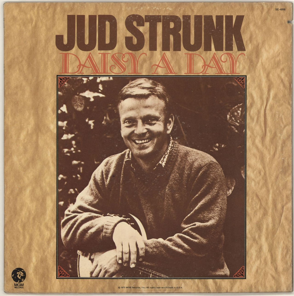 Jud Strunk Daisy A Day US vinyl LP album (LP record) SE-4898