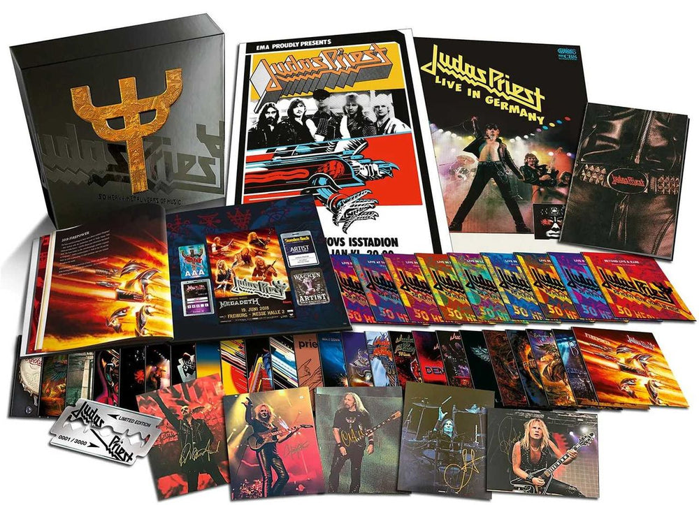 Judas Priest 50 Heavy Metal Years Of Music - Sealed UK CD Album Box Set JUDDXHE800683