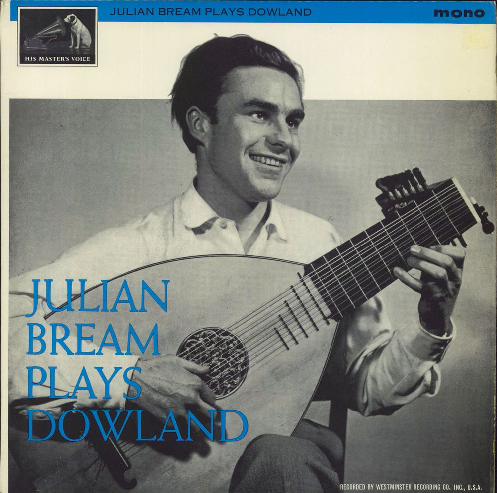 Julian Bream Julian Bream Plays Dowland UK vinyl LP album (LP record) CLP1726