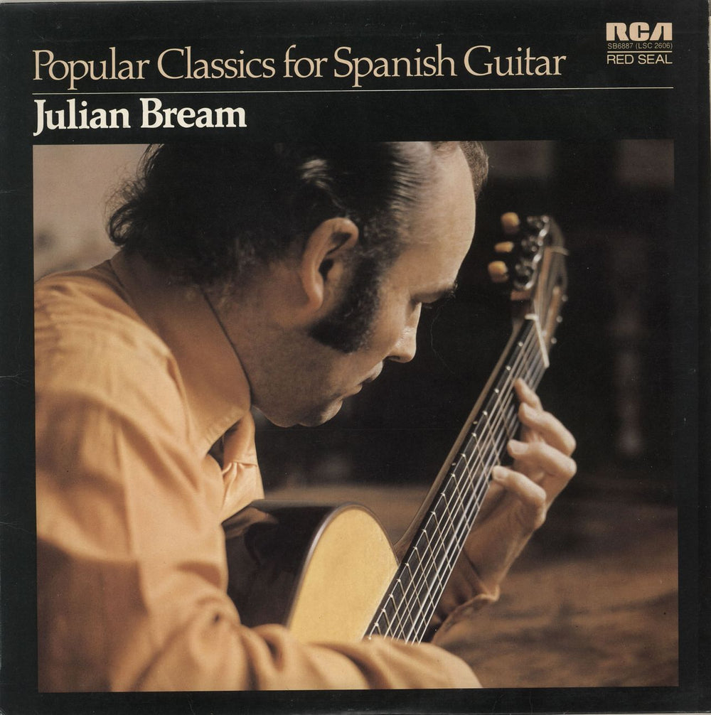 Julian Bream Popular Classics for Spanish Guitar UK vinyl LP album (LP record) SB6887