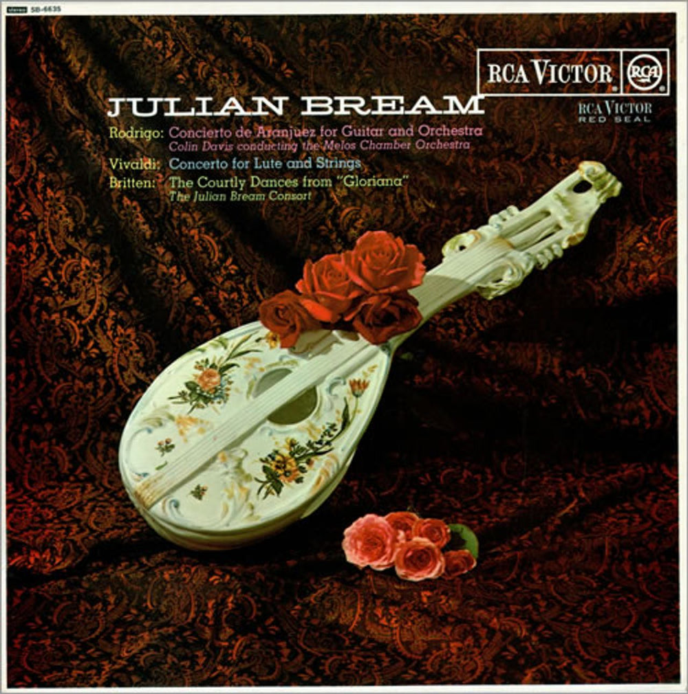 Julian Bream Rodrigo/ Britten/ Vivaldi UK vinyl LP album (LP record) SB-6635