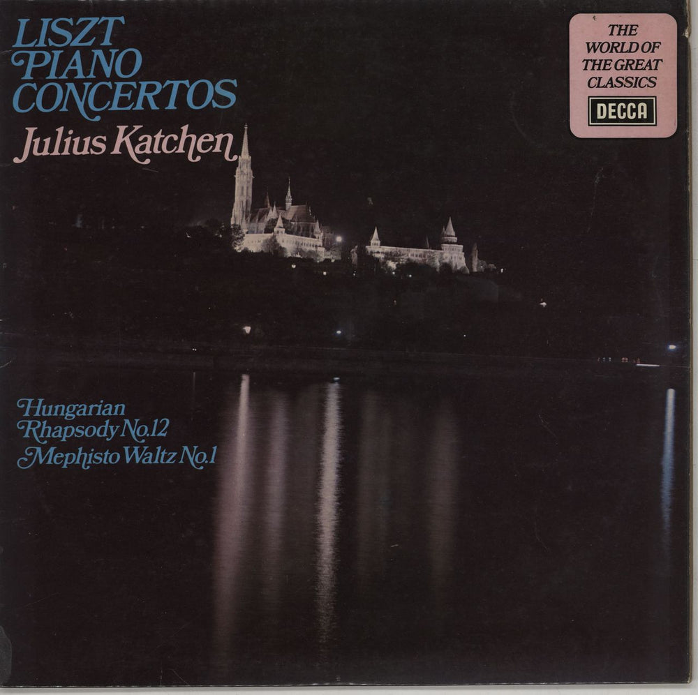 Julius Katchen Liszt Piano Concertos UK vinyl LP album (LP record) SPA318
