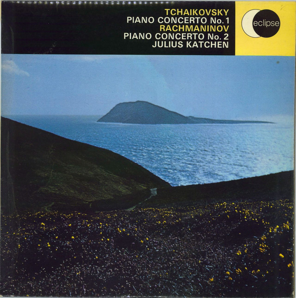 Julius Katchen Tchaikovsky: Piano Concerto No. 1 / Rachmaninov: Piano Concerto No. 2 - 1st UK vinyl LP album (LP record) ECS510