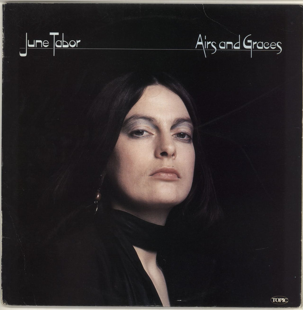 June Tabor Airs And Graces - 1st UK vinyl LP album (LP record) 12TS298
