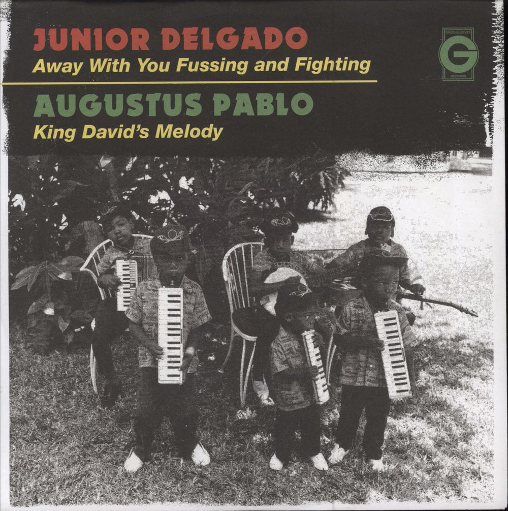 Junior Delgado Away With You Fussing And Fighting / King David's Melody UK 7" vinyl single (7 inch record / 45) GRE0903