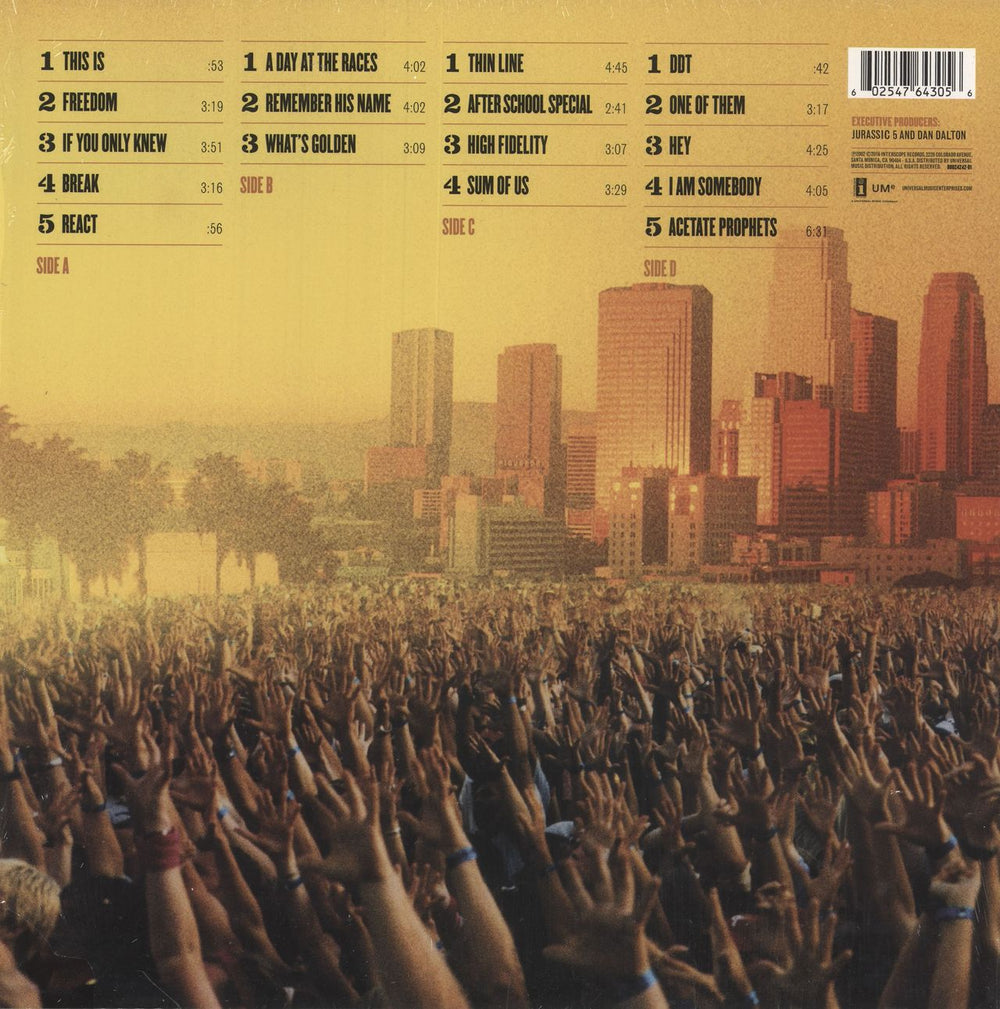 Jurassic 5 Power In Numbers US 2-LP vinyl record set (Double LP Album) 602547643056