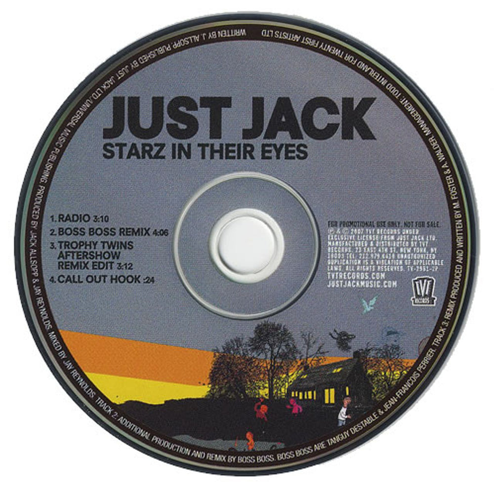 Just Jack Starz In Their Eyes US Promo CD single (CD5 / 5") TV-2981-2P