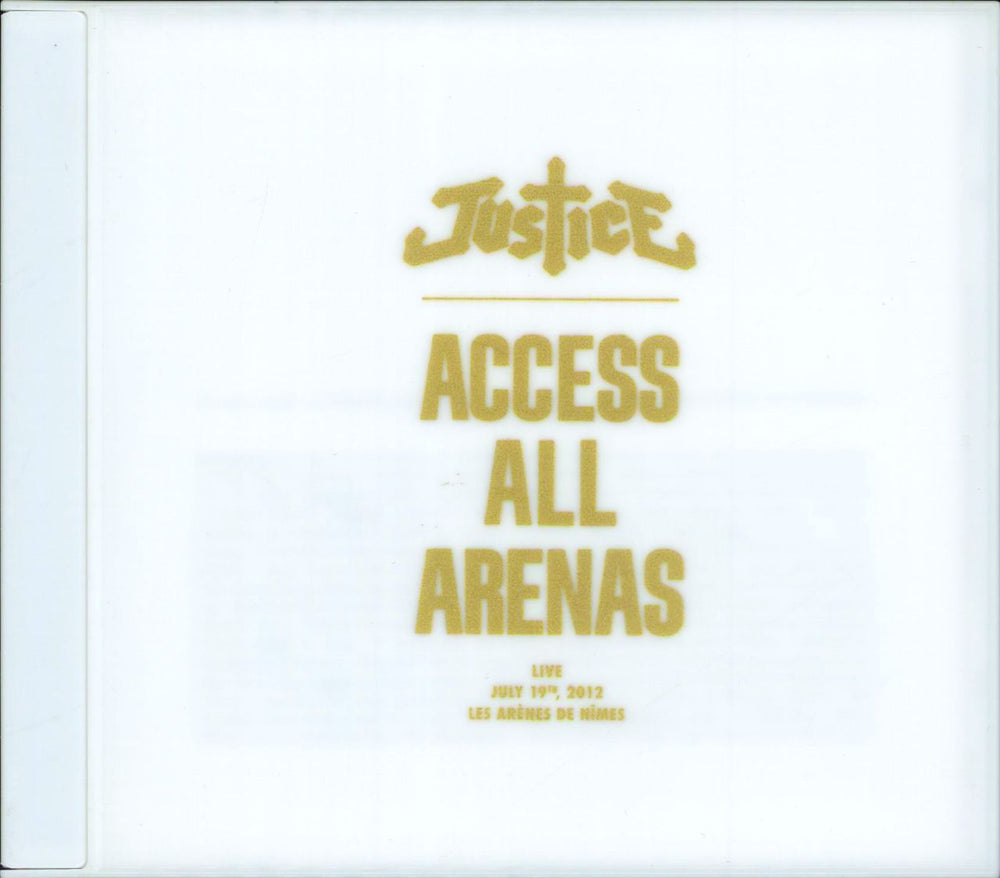 Justice Access All Arenas French CD album (CDLP) BEC5161306