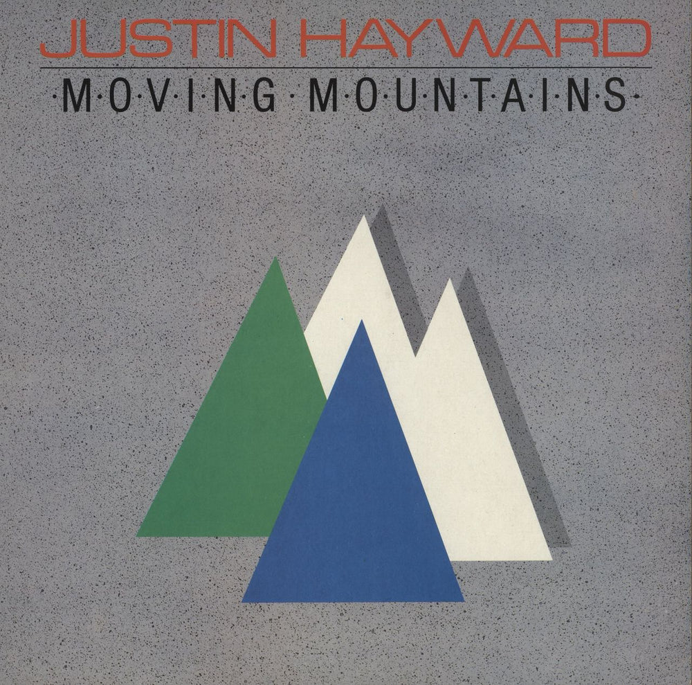 Justin Hayward Moving Mountains UK vinyl LP album (LP record) TOWLP15
