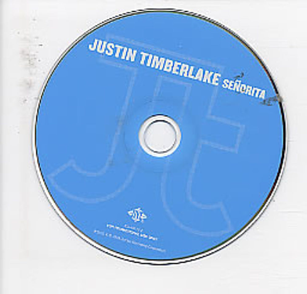 Justin Timberlake Senorita US Promo CD single (CD5 / 5") JDJ-40112-2