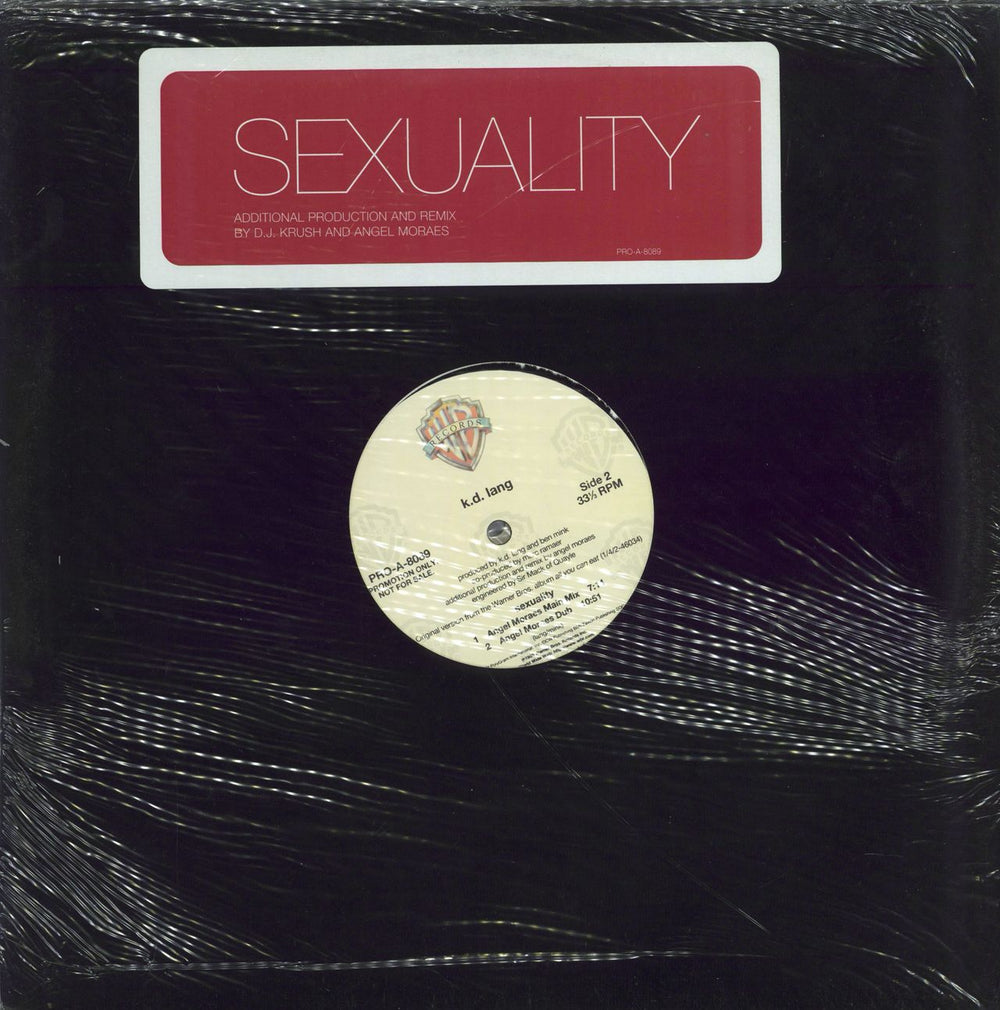 K.D. Lang Sexuality - 2 x 12" DJ only Set US Promo 12" vinyl single (12 inch record / Maxi-single) PRO-A-8089/8147