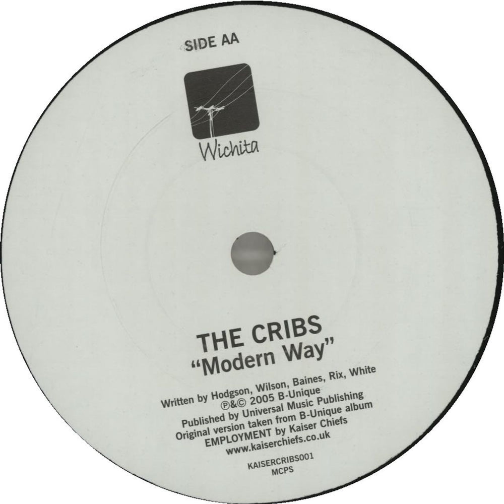 Kaiser Chiefs Another Number / Modern Way UK 7" vinyl single (7 inch record / 45) KAZ07AN682698